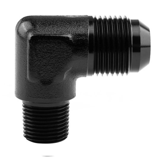 Picture of EVIL ENERGY 8AN to 3/8" NPT Male 90 Degree Fitting Adapter Aluminum