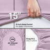 Picture of Utopia Bedding Queen Fitted Sheet - Bottom Sheet - Deep Pocket - Soft Microfiber -Shrinkage and Fade Resistant-Easy Care -1 Fitted Sheet Only (Lavender)