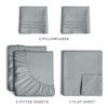 Picture of Split King Sheets for Adjustable Beds - Split King Adjustable Bed for Adjustable Mattress - Split King Sheet Sets for Adjustable Beds Deep Pocket - Deep Pocket Split King Sheets - Adjustable Sheets