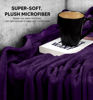 Picture of Utopia Bedding Fleece Blanket Full Size Purple 300GSM Luxury Fuzzy Soft Anti-Static Microfiber Bed Blanket (90x84 Inches)