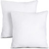 Picture of Utopia Bedding Throw Pillows Insert (Pack of 2, White) - 17 x 17 Inches Bed and Couch Pillows - Indoor Decorative Pillows