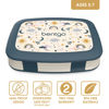 Picture of Bentgo® Kids Prints Leak-Proof, 5-Compartment Bento-Style Kids Lunch Box - Ideal Portion Sizes for Ages 3 to 7 - BPA-Free, Dishwasher Safe, Food-Safe Materials - 2023 Collection (Friendly Skies)