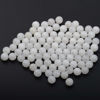 Picture of LPBeads 100PCS 8mm Natural White Jade Beads Gemstone Round Loose Beads for Jewelry Making with Crystal Stretch Cord