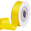 Picture of VATIN 1 inch Double Faced Polyester Satin Ribbon Maize Yellow -Continuous 25 Yard Spool, Perfect for Wedding, Wreath, Baby Shower,Packing and Other Projects