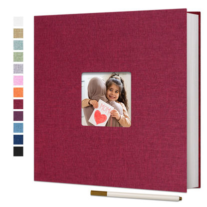 Vienrose Photo Album Self Adhesive 13x12.6 inches for 120 pages, 600 Photos