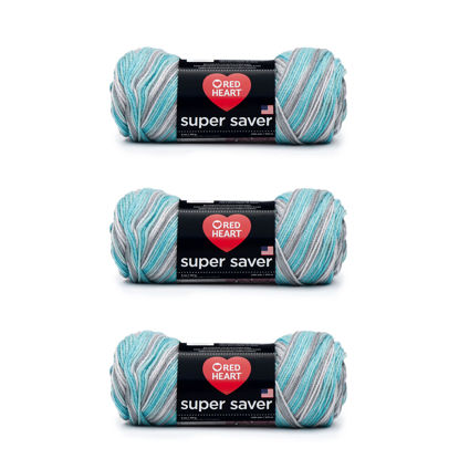 Picture of Red Heart Super Saver Yarn, 3 Pack, Icelandic Mix 3 Count