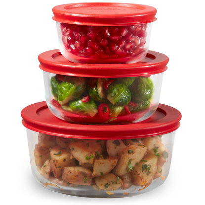 Picture of Pyrex Simply Store 6pc 1c/2c/4c, 6 PC Set