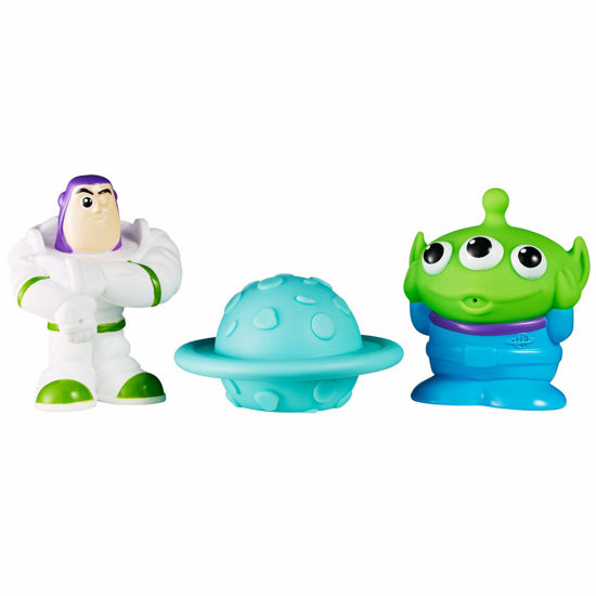 Picture of The First Years Disney/Pixar Toy Story Bath Toys - Buzz Lightyear, Alien, and Planet - Squirting Kids Bath Toys for Sensory Play - 6-18 Months - 3 Count