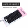 Picture of TDANCE Premium DD Curl 0.18mm Thickness Semi Permanent Individual Eyelash Extensions Silk Classic Lashes Professional Salon Use Mixed 14-19mm Length In One Tray (DD-0.18,14-19mm)