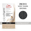 Picture of WELLA Color Charm Permanent Liquid Hair Color for Gray Coverage, 2N Very Dark Brown, 1.42 Fl Oz