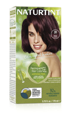 Picture of Naturtint Permanent Hair Color 3R Black Cherry (Pack of 1), Ammonia Free, Vegan, Cruelty Free, up to 100% Gray Coverage, Long Lasting Results