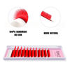 Picture of TDANCE Colorful lashes extension C Curl 0.07mm Thickness Semi Permanent Individual Eyelash Extensions Silk Volume Lashes Professional Salon Use Mixed 8-15mm Length In One Tray (Red,C-0.07,8-15mm)