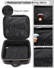 Picture of Travel Makeup Case, Train Case Makeup Brush Organizer, Professional Makeup Artist Makeup Organizer, with Adjustable Partition and Shoulder Straps, Train Case Makeup Bag (Crocodile, Small)