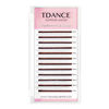 Picture of TDANCE Colorful lashes extension D Curl 0.07mm Thickness Semi Permanent Individual Eyelash Extensions Volume Lashes Professional Salon Use Mixed 10-17mm Length In One Tray (White,D-0.07,10-17mm)