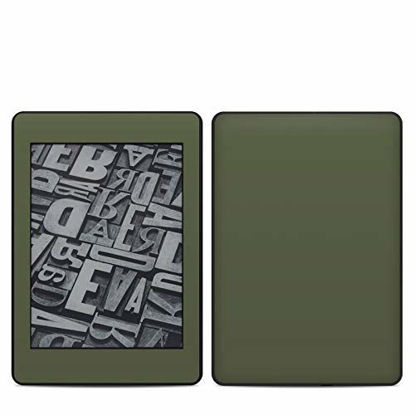 Picture of Solid State Olive Drab Amazon Kindle Paperwhite 2018 Full Vinyl Decal - No Goo Wrap, Easy to Apply Durable Pro