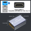 Picture of VCELINK HDMI Coupler 8K, HDMI 2.1 Female to Female Connector HDMI Extension Adapter, Support 8K@60Hz / 4K@120Hz 120UHD, 7680 * 4320 Resolution, 3D, HDR, ARC for Laptop, PC, Monitor, Roku TV, 2 Pack