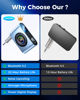 Picture of Bluetooth 5.3 AUX Adapter for Car,【Enhanced Mic & LED Digital Display】【22H Battery Life & Noise Cancelling】JOYROOM 3.5mm AUX Input Adapter, Bluetooth Wireless Receiver for Car Audio/Home Stereo, Metal