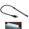 Picture of Mudder Portable USB Light Laptop Light for Keyboard Flexible Stick Dimmable Touch Switch LED White Light Lamp for Laptop Computer PC (Black)