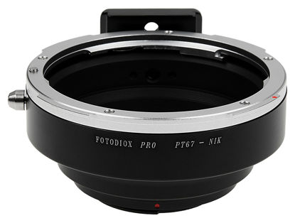 Picture of Fotodiox Pro Lens Mount Adapter - Compatible with Pentax 6x7, 67 Lens to Nikon F Mount Cameras