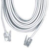 Picture of Bistras 25 Ft 4C Telephone Extension Cord Cable Line Wire, for Any Phone, Modem, Fax Machine, Answering Machine, Caller ID, White