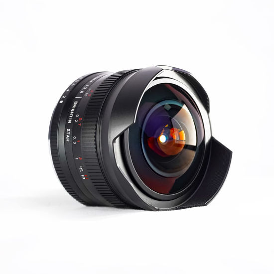 Picture of Brightin Star 7.5mm F2.8 Ultra Wide-Angle Fisheye Manual Focus APS-C Mirrorless Camera Lens, Fit for Sony Alpha ZV-E10, A7IV, A6400, A7II, A7SIII, A7III, A7C, A6600, A6100, A7RIV, A6000, A7RIII