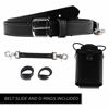 Picture of Firefighter Bundle- Anti-Sway Strap for Radio Strap, Radio Strap/Belt, Firefighter's Radio Holder, Black