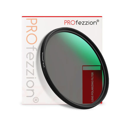 Picture of PROfezzion 67mm Circular Polarizer Filter for Canon EF-S 18-135mm, RF 24-105mm STM/Sony FE 24-70mm f4, Ultra Slim Multi-Coated Circular Polarizing Filter 12 Layers CPL Camera Lens Filter