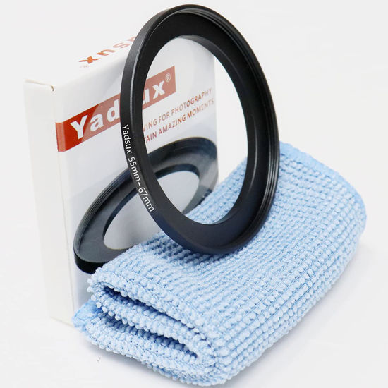 Picture of 55mm to 67mm Step Up Ring, for Camera Lenses and Filter,Metal Filters Step-Up Ring Adapter,The Connection 55MM Lens to 67MM Filter Lens Accessory