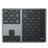 Picture of iClever Bluetooth Number Pad, Multi-Devices Wireless Number Pad, USB-C Rechargeable, External 34-Keys Numpad for Data Entry, Compatible for Laptop, Mac, iMac, Notebook, PC Desktop