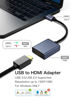 Picture of Tuliyet USB to HDMI Adapter, USB 3.0/2.0 to HDMI for Multiple Monitors 1080P Compatible with Windows XP/7/8/10/11-Dark Grey