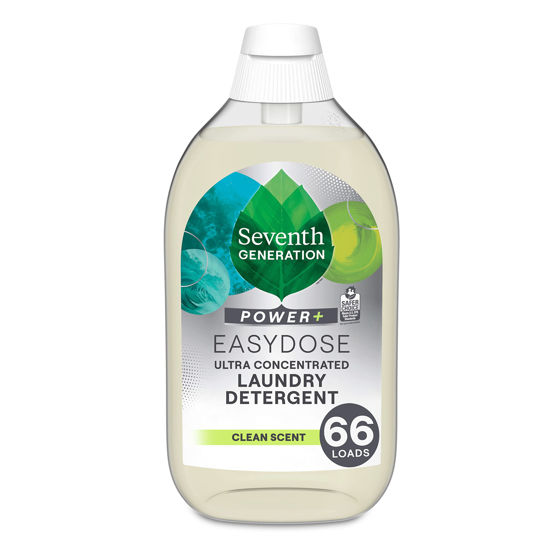 Picture of Seventh Generation Laundry Detergent, 23 oz (66 Loads) Ultra Concentrated EasyDose, Power+ Clean Scent