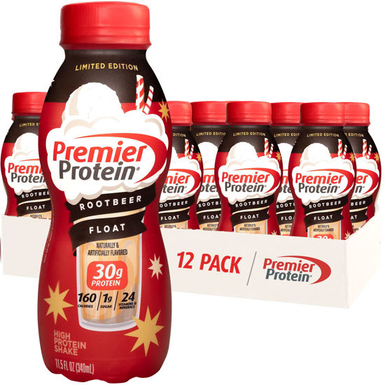  Premier Protein Shake, Café Latte Liquid, 30g Protein, 1g  Sugar, 24 Vitamins & Minerals, Nutrients to Support Immune Health, gluten  free, 11.5 fl oz Bottle, 12 Pack : Grocery & Gourmet Food