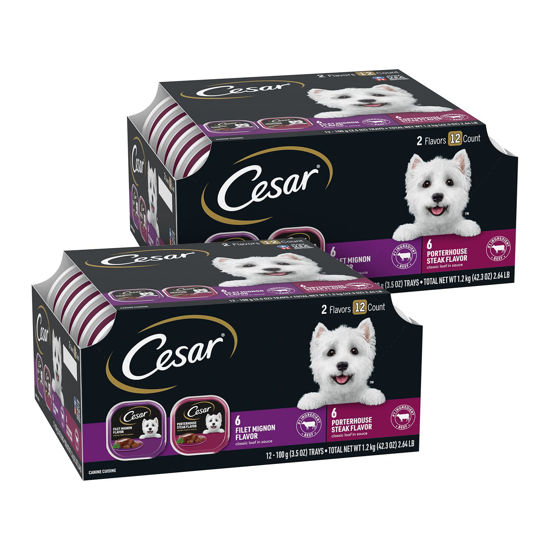 GetUSCart CESAR CLASSICS Variety Pack Filet Mignon Flavor