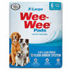 Picture of Four Paws Wee-Wee Superior Performance X-Large Dog Pee Pads - Dog & Puppy Pads for Potty Training - Dog Housebreaking & Puppy Supplies - 28" x 34" (6 Count)