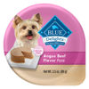 Picture of Blue Buffalo Delights Natural Adult Small Breed Wet Dog Food Cups, Pate Style, Angus Beef Flavor in Savory Juice 3.5-oz (Pack of 12)