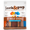 Picture of Jack&Pup 6 Inch Bully Sticks for Medium Dogs, Dog Bully Sticks for Small Dogs -6" Bully Sticks for Puppies Natural Bully Sticks Odor Free Dog Chews, Beef Bully Stick (12 pk)