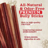 Picture of Natural Farm Odor-Free Bully Sticks (6 Inch, 15 Pack), Single Ingredient: 100% Beef Chews, Grass-Fed, Non-GMO, Grain-Free, Fully Digestible Treats for Puppies, Small or Senior Dog