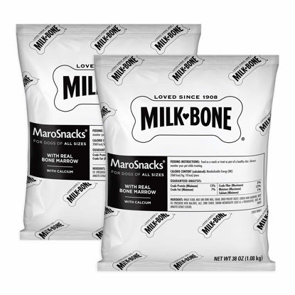 Picture of Milk-Bone MaroSnacks Small Dog Treats with Bone Marrow Refill Packs, 38 Ounce (Pack of 2)