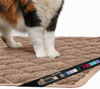 Picture of The Original Gorilla Grip 100% Waterproof Cat Litter Box Trapping Mat, Easy Clean, Textured Backing, Traps Mess for Cleaner Floors, Less Waste, Stays in Place for Cats, Soft on Paws, 30x20 Beige