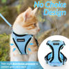 Picture of rabbitgoo Cat Harness and Leash for Walking, Escape Proof Soft Adjustable Vest Harnesses for Cats, Easy Control Breathable Reflective Strips Jacket, Light Blue, XS (Chest: Chest: 13.5"-16")