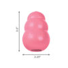 Picture of KONG - Puppy Toy Natural Teething Rubber - Fun to Chew, Chase and Fetch - for Medium Puppies - Pink