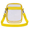 Picture of USPECLARE Clear Purse Stadium Clear Messenger Bag Stadium Approved for Men and Women Clear CrossBody Bag(Yellow)