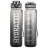 Picture of Sahara Sailor Water Bottles, 32oz Motivational Sports Water Bottle with Time Marker - Times to Drink - Tritan, BPA Free, Wide Mouth Leakproof, Fast Flow Technology with Clean Brush (1 Pack)