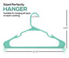 Picture of Utopia Home Clothes Hangers 30 Pack - Plastic Hangers Space Saving - Durable Coat Hanger with Shoulder Grooves (Aqua)