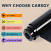 Picture of CAREGY HTV 12" x 25ft Roll - Iron On Heat Transfer Vinyl (Black)