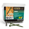 Picture of Deck Plus 48402 Wood Screws #10 x 2-1/2", Green, 5lb Box