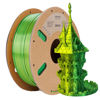 Picture of ERYONE Silk Dual Color Filament PLA 3D Printer 1.75mm +/- 0.03mm, Coextrusion Filament PLA Shiny Filament 1kg(2.2lbs), Yellow Green