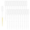 Picture of moveland 120PCS 1ML Premium Disposable Plastic Transfer Pipettes, Clear Graduated Eye Dropper for Essential Oils, Home Use, Science Class, Lab Experiments, DIY Art