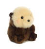 Picture of Aurora® Round Rolly Pet™ Smiles Sea Otter™ Stuffed Animal - Adorable Companions - On-The-Go Fun - Brown 5 Inches