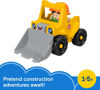 Picture of Little People Toddler Construction Toy Bulldozer Vehicle & Worker Figure for Pretend Play Ages 1+ Years